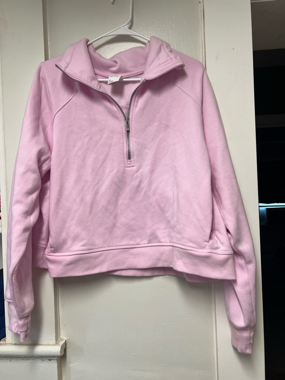 all in motion Pink Half-Zip Crewneck Pullover